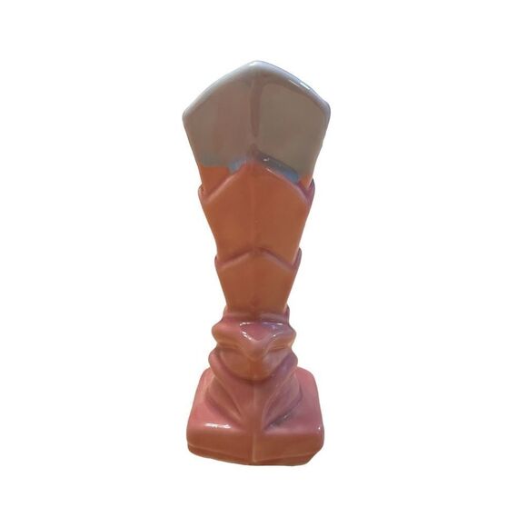 Vintage Shawnee Pottery Pink and Blue Bud Vase 705 - Picture 4 of 6